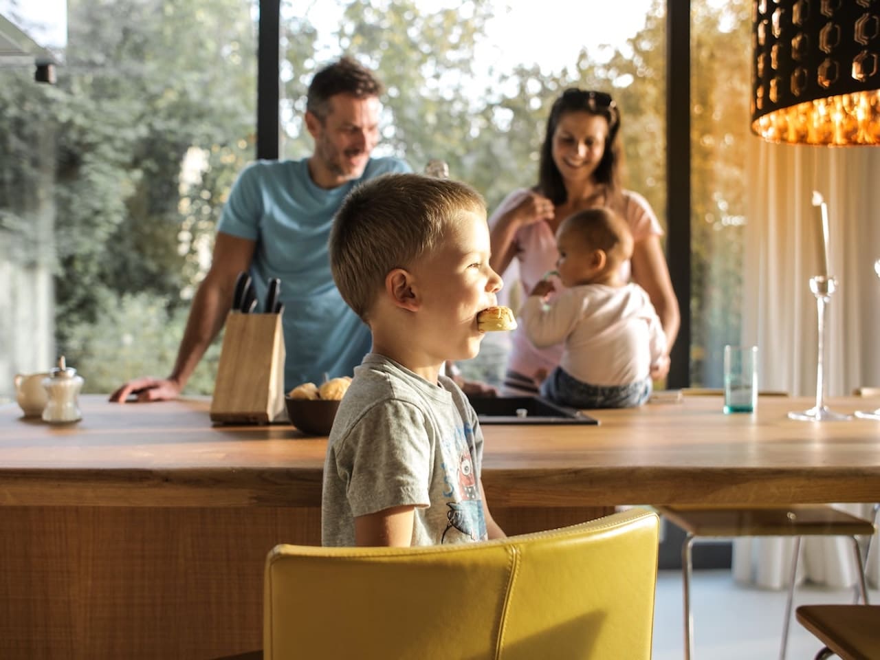 Padres preocupados porque mi hijo no come